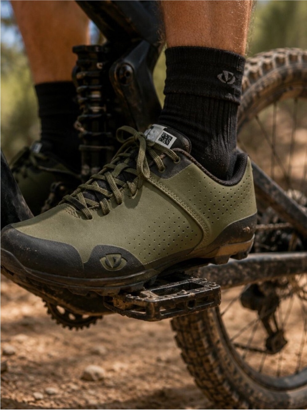Giro Privateer Lace Up Mountain Bike Cycling Shoes Size 8 NEW
